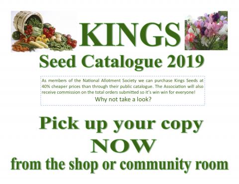 Kings Seed Catalogue 2019 poster