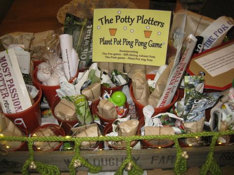 The Potty Plotters Plant-Pot Ping-Pong Present